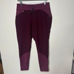 Columbia Purple Maroon Pants Sz M Poly/Elastane Sz M